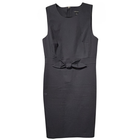 Ann Taylor Women’s Size 4 Black and Beige Dress with Belt - Picture 2 of 4